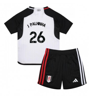 Fulham Joao Palhinha #26 Primera Equipación Niños 2023-24 Manga Corta (+ Pantalones cortos)